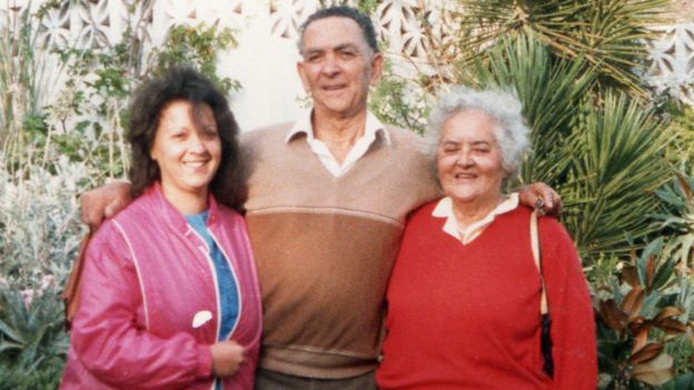 Norma with Alan Francis' parents