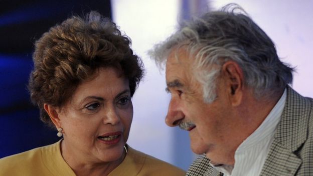 José Mujica y Dilma Rousseff