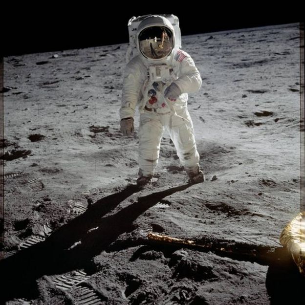 Aldrin en la Luna