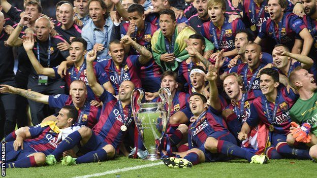 Barcelona won the Champions League last season