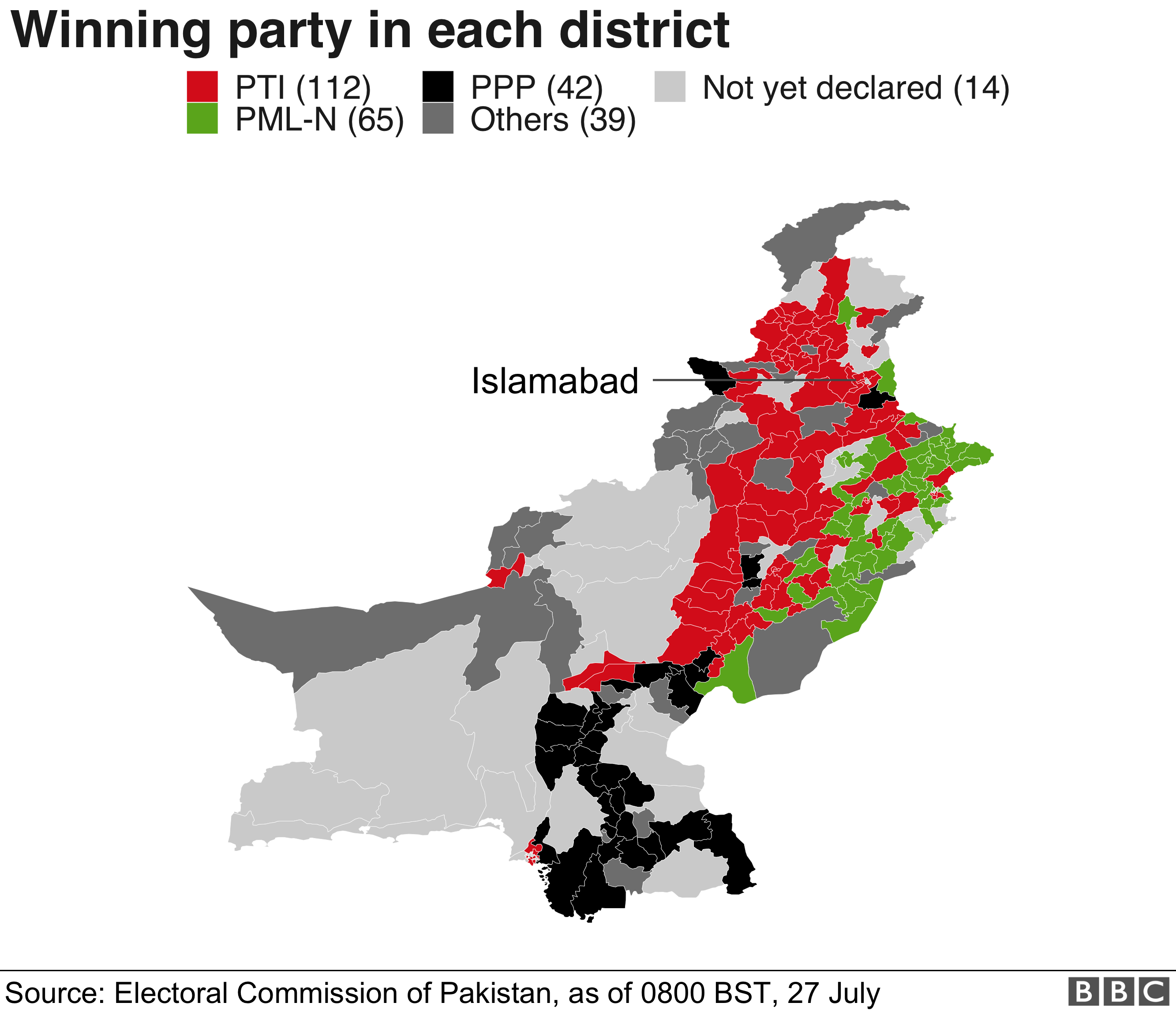 Pakistan election Imran Khan claims victory amid rigging claims