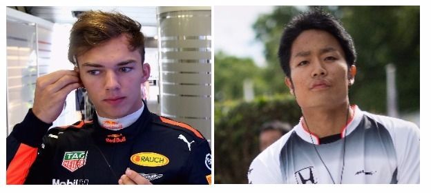 Formula 1 rookies Pierre Gasly and Nobuharu Matsushita
