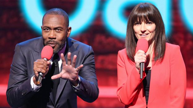 Sir Lenny Henry and Davina McCall on Comic Relief 2015