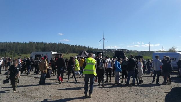 An estimated 3,000 people have been at the event in the Dulais Valley in Neath Port Talbot