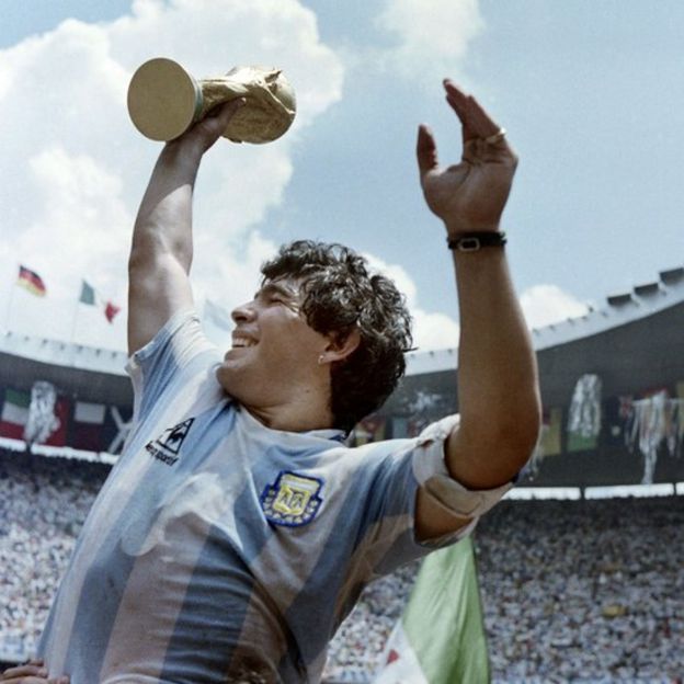 Maradona en 1986