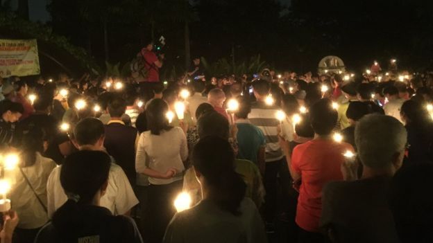Pictures from a vigil calling for the return of Raymond Koh, held in Kuala Lumpur on 19 March 2017