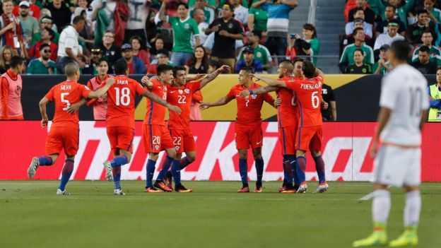 Chile y México en Santa Clara