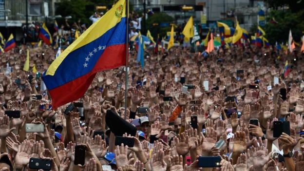 Este miércoles la oposición venezolana realizó movilizaciones masivas en decenas de ciudades del país.