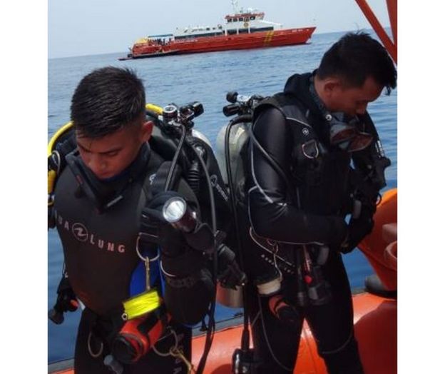 Search and rescue divers