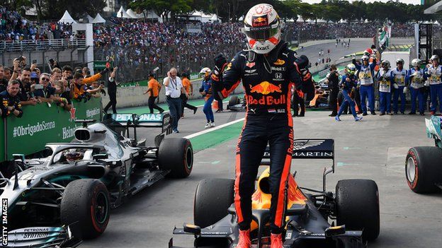 Max Verstappen wins the Brazilian GP