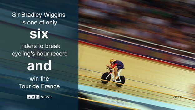Bradley Wiggins breaks UCI Hour Record at Lee Valley Velopark