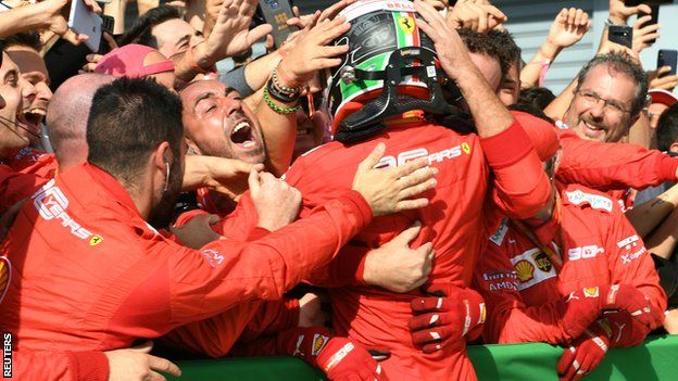 Ferrari celebrate