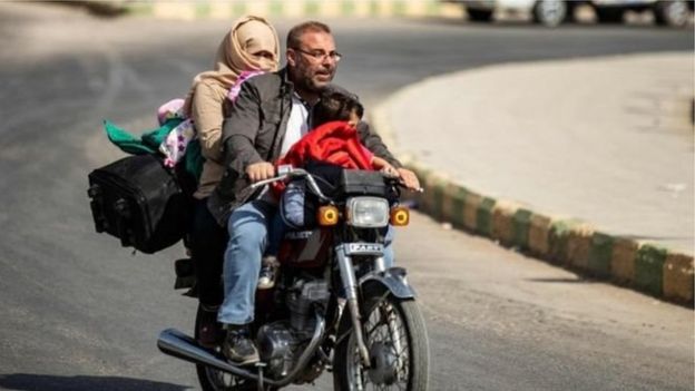 তুরস্ক-সিরিয়া সীমান্তবর্তী অঞ্চলে ১ লাখেরও বেশি বাস্তুচ্যুত হয়েছে