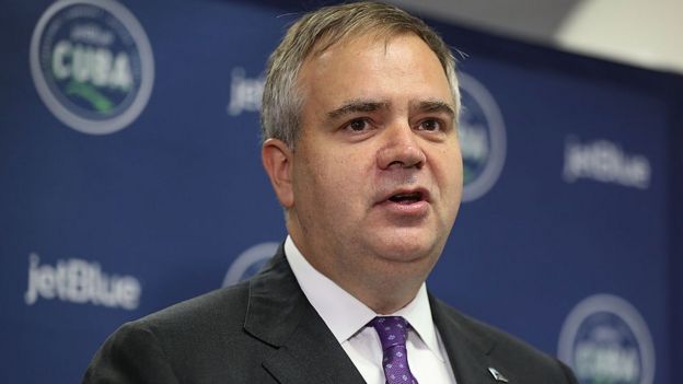 JetBlue chief executive Robin Hayes