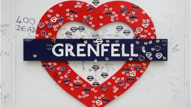 Grenfell tributes