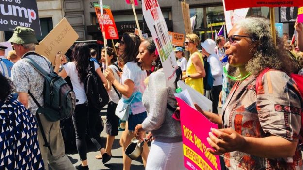 Trump protest London