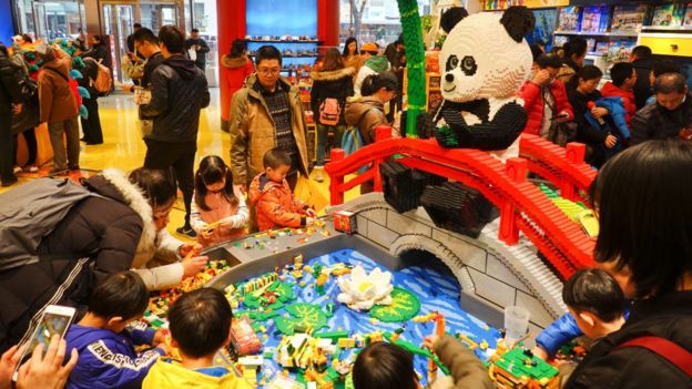 Lego plans to open a further 80 stores in China this year