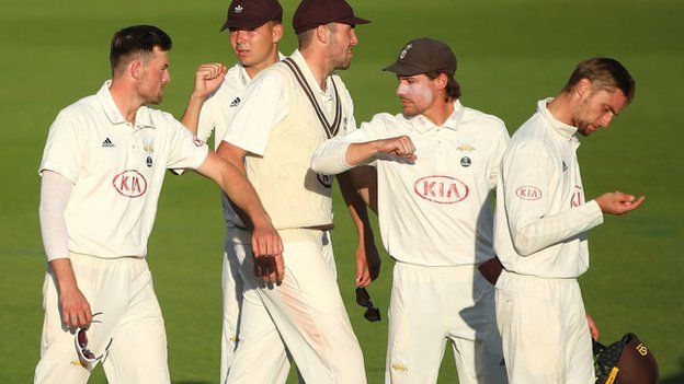 Surrey captain Rory Burns' return to form, with 155 runs in the match against Sussex, helped earn his side their first Bob Willis Trophy win