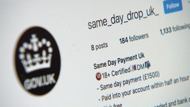 Mms Now Trying To Scam Irish >> Social Media Used By Fraudsters To Advertise Benefit Scam Bbc News Mms Now Trying To Scam Irish >> Social Media Used By Fraudsters To Advertise Benefit Scam Bbc News