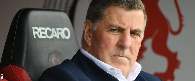 Dundee manager Mark McGhee