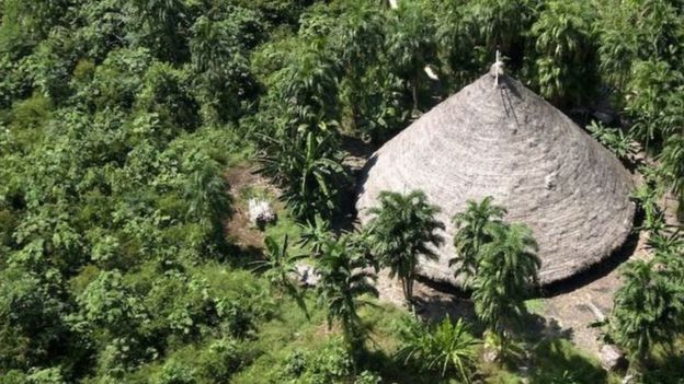 Área ocupada por índios Suruwahá