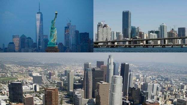 Nueva York, Miami y Los Ángeles son algunas de las