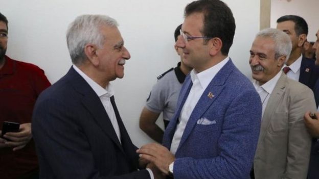 İmamoğlu, görevden alınan Diyarbakır, Van ve Mardin belediye başkanlarıyla görüşmüştü