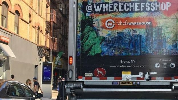 Chefs' Warehouse truck in the Bronx, NY