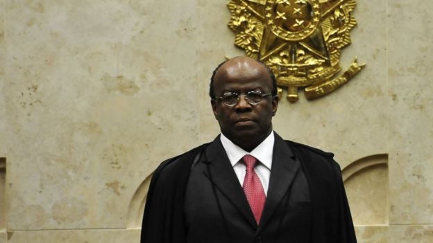 O ex-ministro do STF Joaquim Barbosa