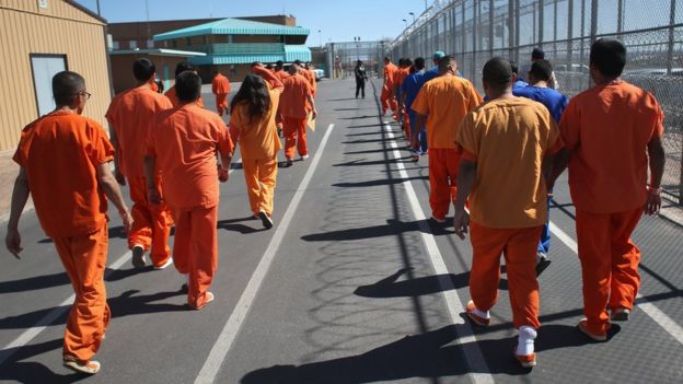 Prisioneros en Estados Unidos