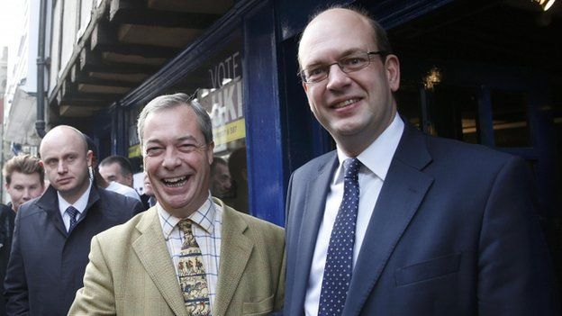 Nigel Farage and Mark Reckless