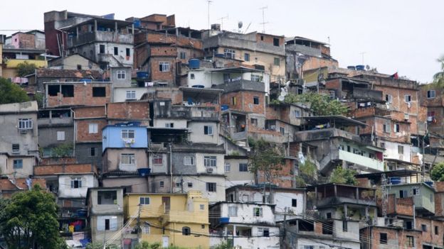 Houses of a Rio favela