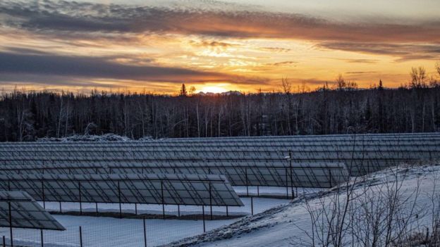 كيف تعمل محطة للطاقة الشمسية في درجة حرارة 16 تحت الصفر؟