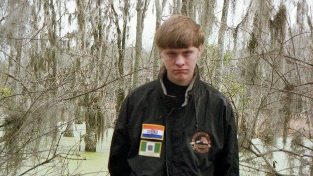 Undated photo of Dylann Roof