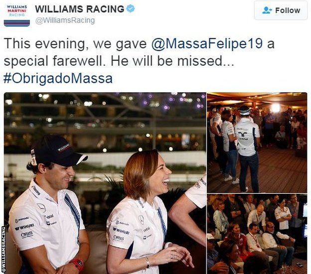 Williams Racing twitter