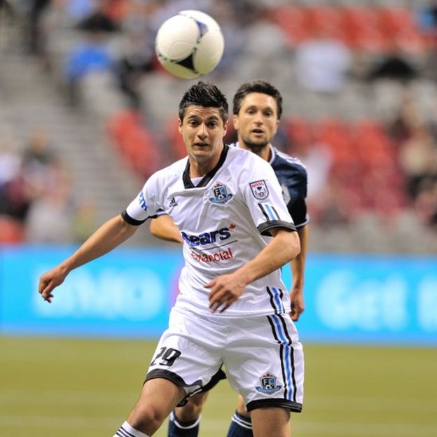 Yashir Pinto con el Edmonton