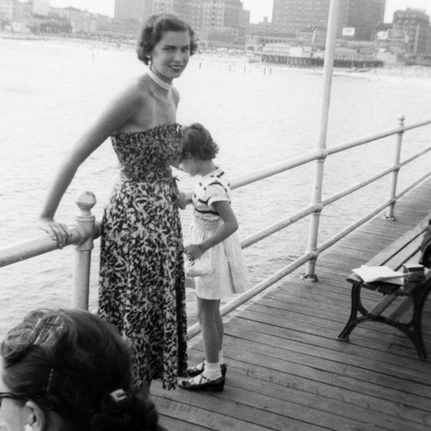 Edith nos anos 1950, nos EUA