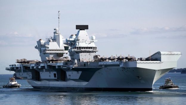 HMS Queen Elizabeth: Why is a UK aircraft carrier going on a world tour ...