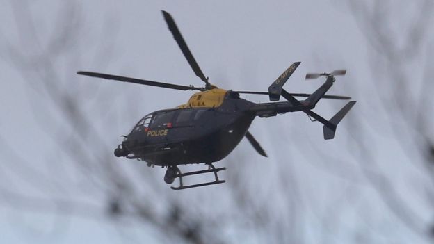Police helicopter