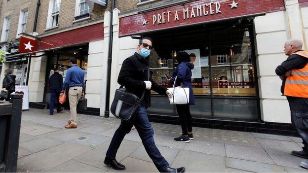 Pret三明治連鎖店在新冠病毒疫情解封後重新開張（Credit: Getty Images）