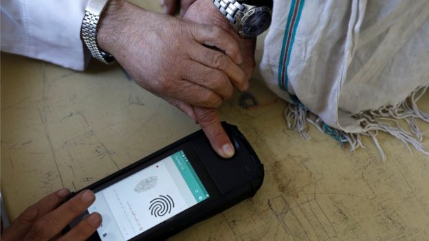 biometric identification devices were used in October