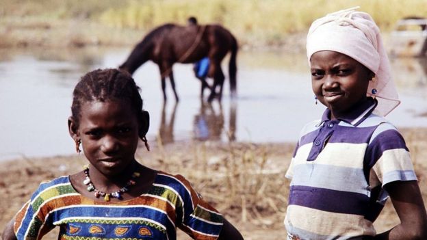 Burkinabe children in 1972