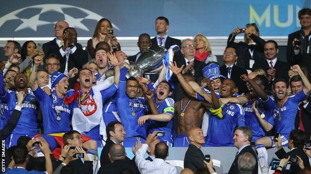 Chelsea beat Bayern Munich to win the Champions League in 2012