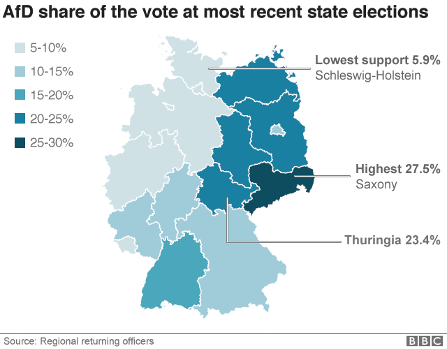 Germanys Afd How Right Wing Is Nationalist Alternative For Germany Bbc News