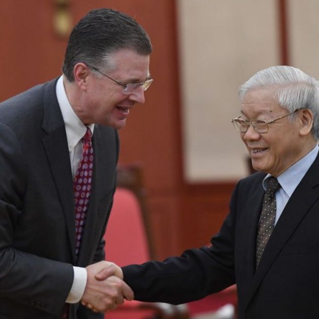 Daniel J. Kritenbrink và Nguyễn Phú Trọng