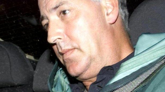 Michael Barrymore leaves Harlow police station after his arrest in 2001