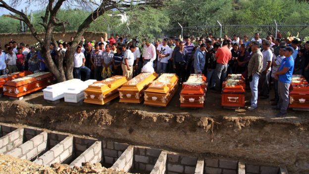 El funeral de la familia