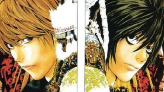 The "Death Note" comic series, popular in China.