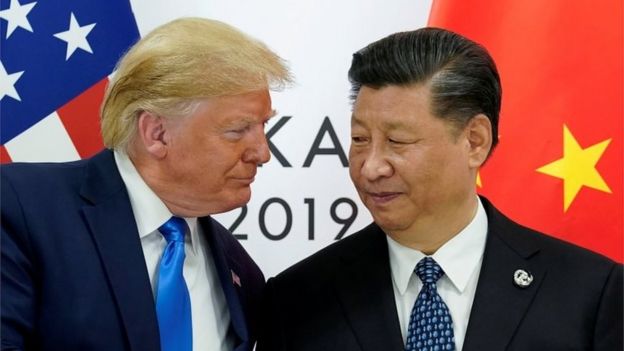Trump e Xi Jinping em encontro do G20