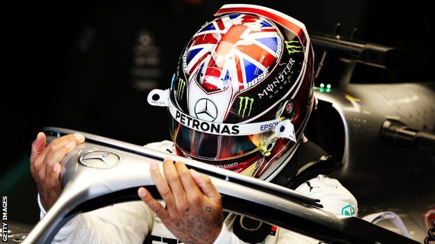 Lewis Hamilton Union Jack helmet design